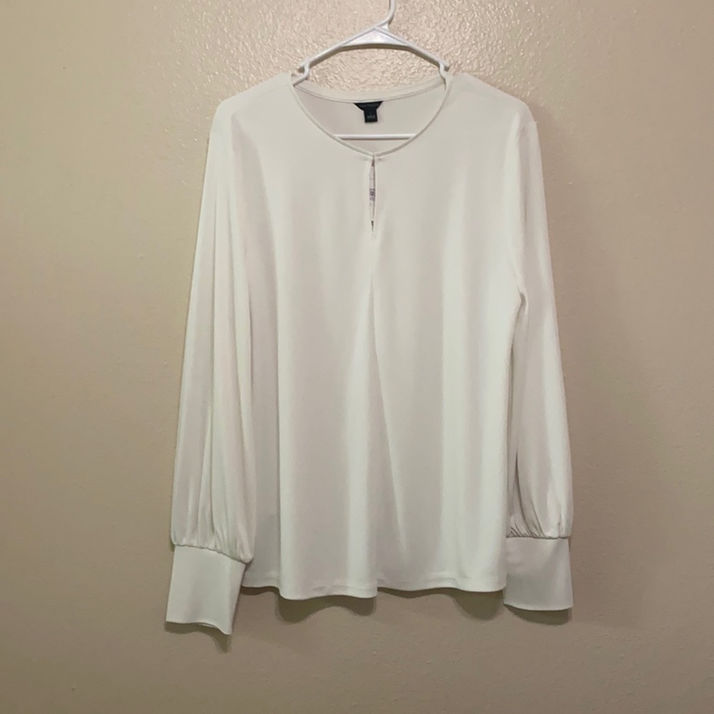 Ann Taylor white shirt.